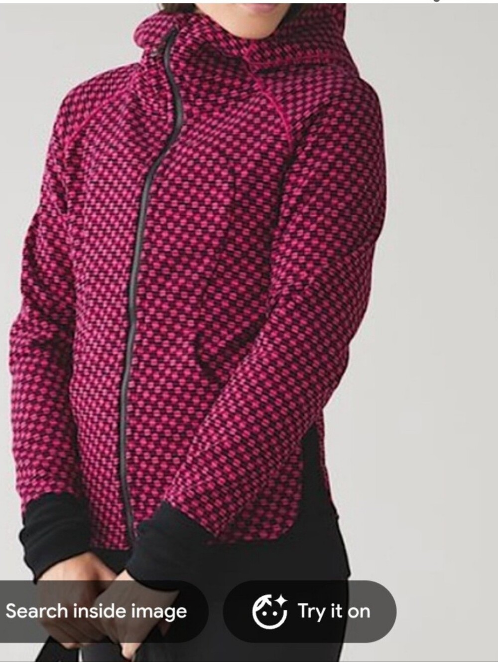 Lululemon Scuba Hoodie in wine size 10